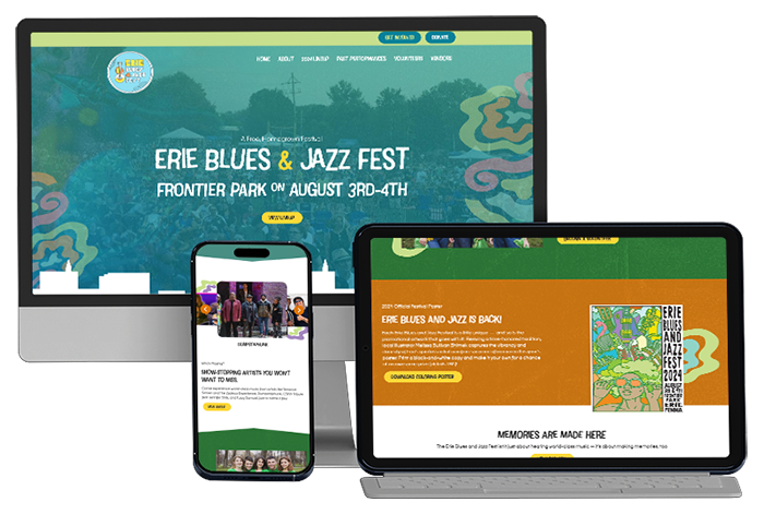 <div class="display-flex gap-20 align-items-stretch flex-direction-column-small-mobile">
	<img src="https://www.epicwebstudios.com/image/scale/175/175/case-study/logo/089928_eriebluesandjazz_logo.png" alt="Erie Blues and Jazz Festival" style="max-width:160px;align-self:center;;" />
	<div style="background-color:rgba(255,255,255,0.5);width:1px;"></div>
	<span class="case-study-banner-title">Erie Blues and Jazz Festival</span>
</div>
