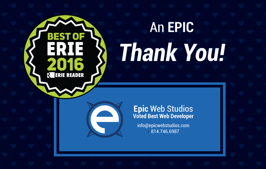 Epic Web Wins Best of Erie, 3 Years in a Row