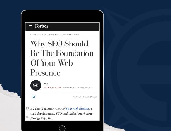 Epic Web Studios Featured in Forbes!