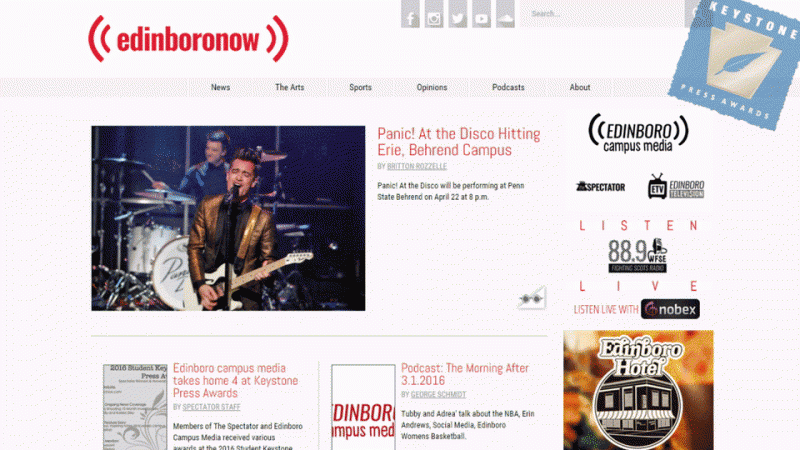 EdinboroNow.com wins Keystone Press Award