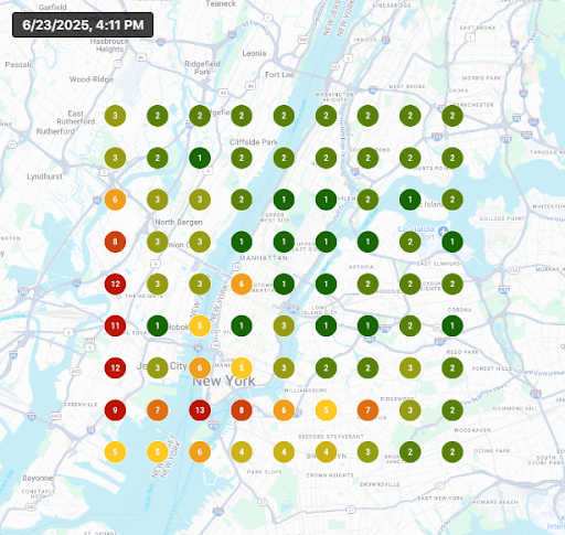 Exigent Google Maps rankings for keyword