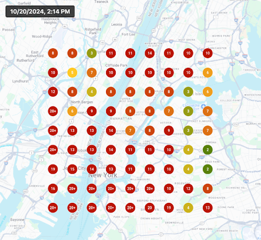 Exigent Google Maps rankings for keyword